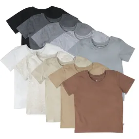 10-Pack Organic Cotton Short Sleeve T-Shirts