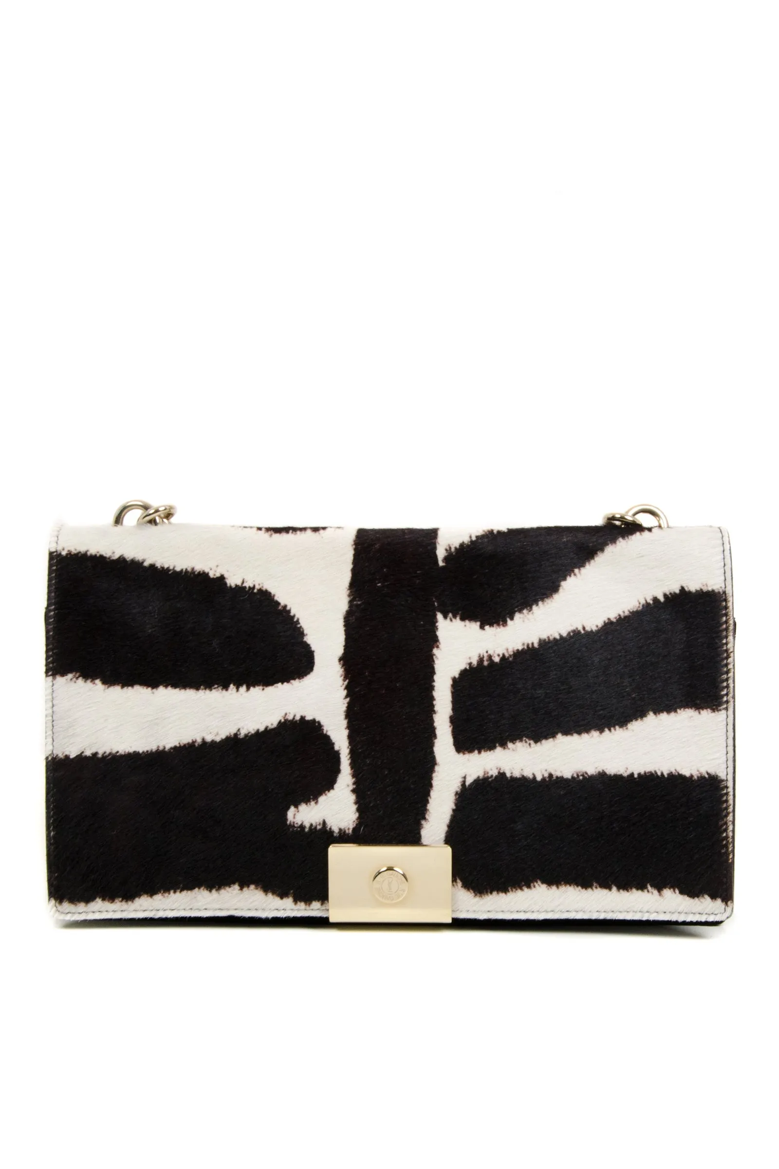 2004 Runway Zebra Pony Hair Bag