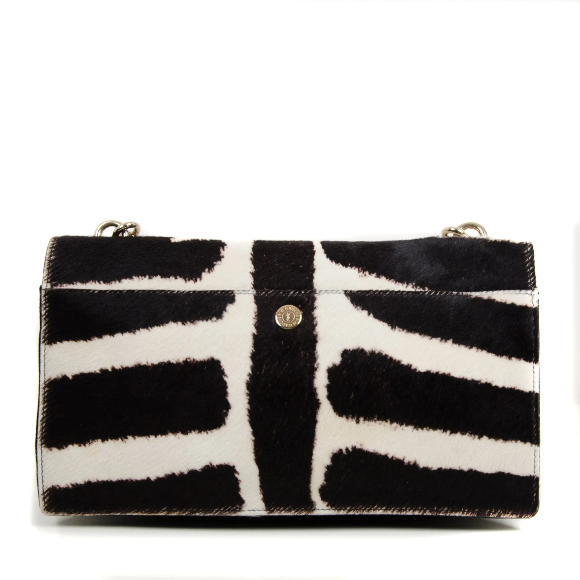 2004 Runway Zebra Pony Hair Bag