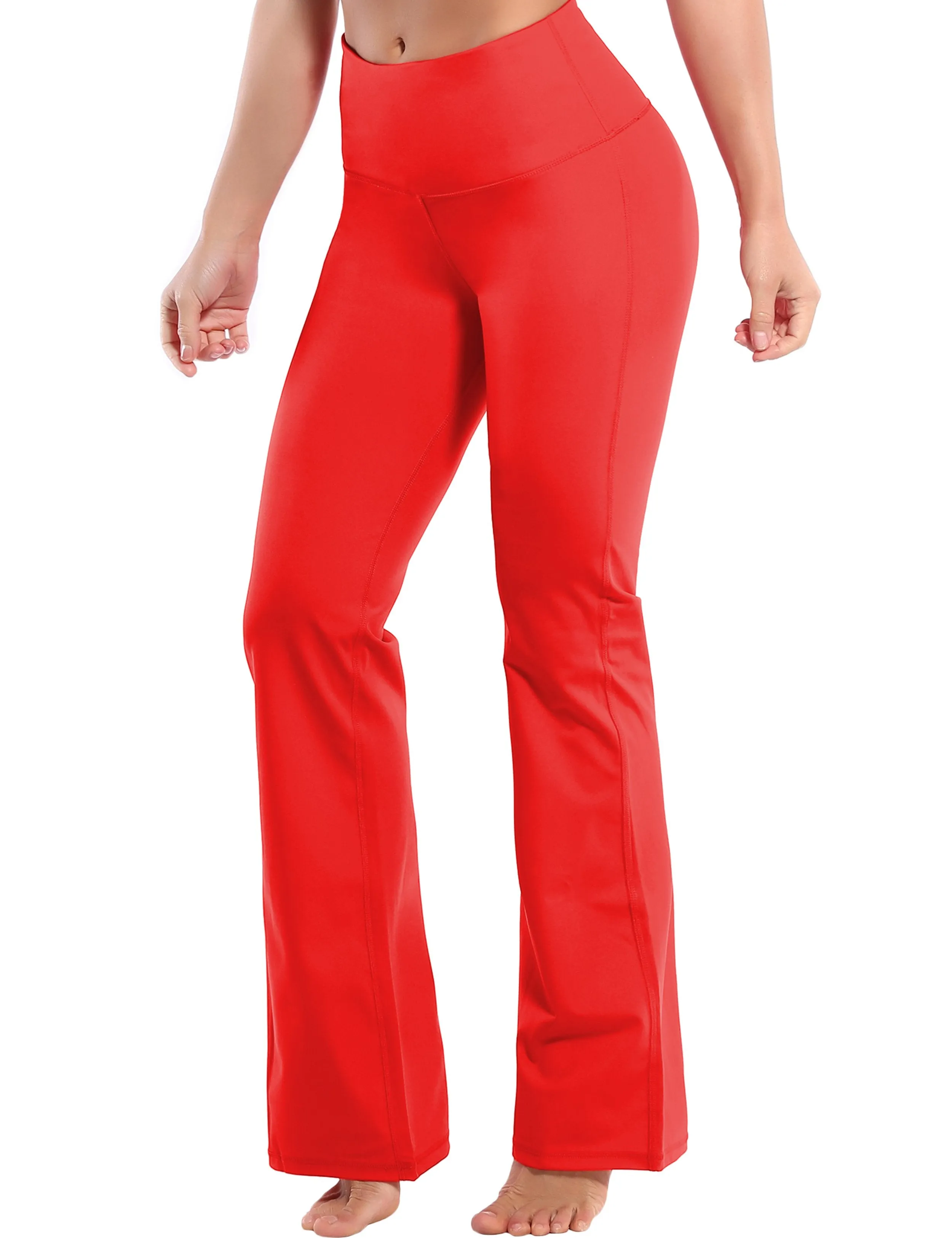 29" 31" 33" 35" 37" High Waist Bootcut Leggings Scarlet ins