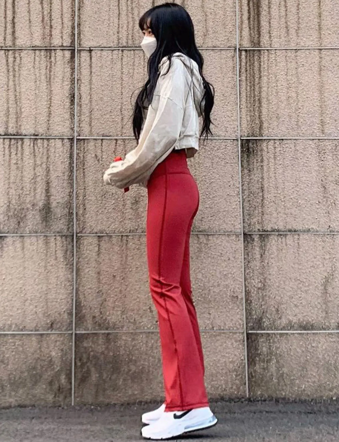 29" 31" 33" 35" 37" High Waist Bootcut Leggings Scarlet ins