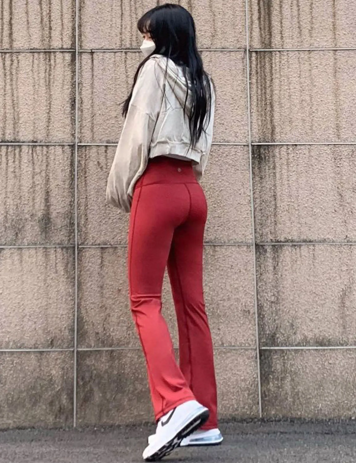 29" 31" 33" 35" 37" High Waist Bootcut Leggings Scarlet ins