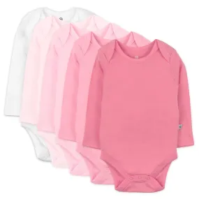 5-Pack Organic Cotton Long Sleeve Bodysuits