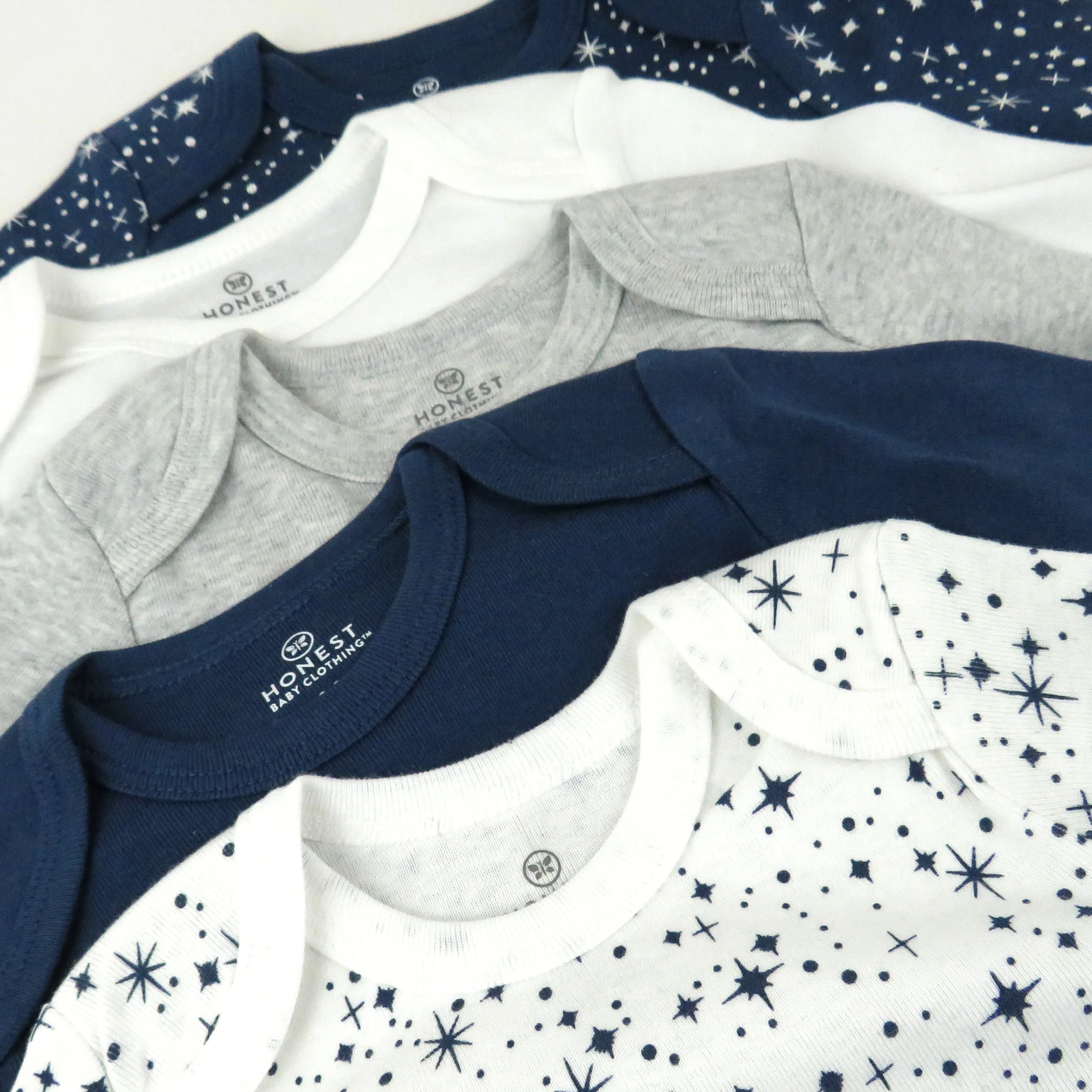 5-Pack Organic Cotton Long Sleeve Bodysuits