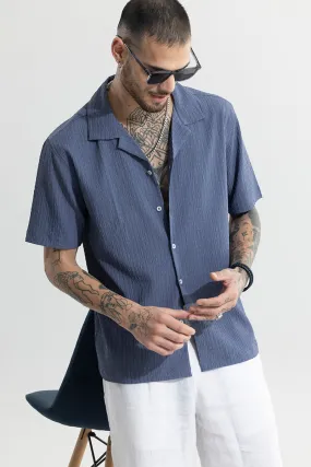 Absolute Seer Sucker Liberty Blue Shirt