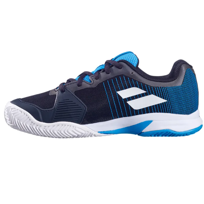 Babolat Jet Premura Junior Tennis Shoes - Black/Blue