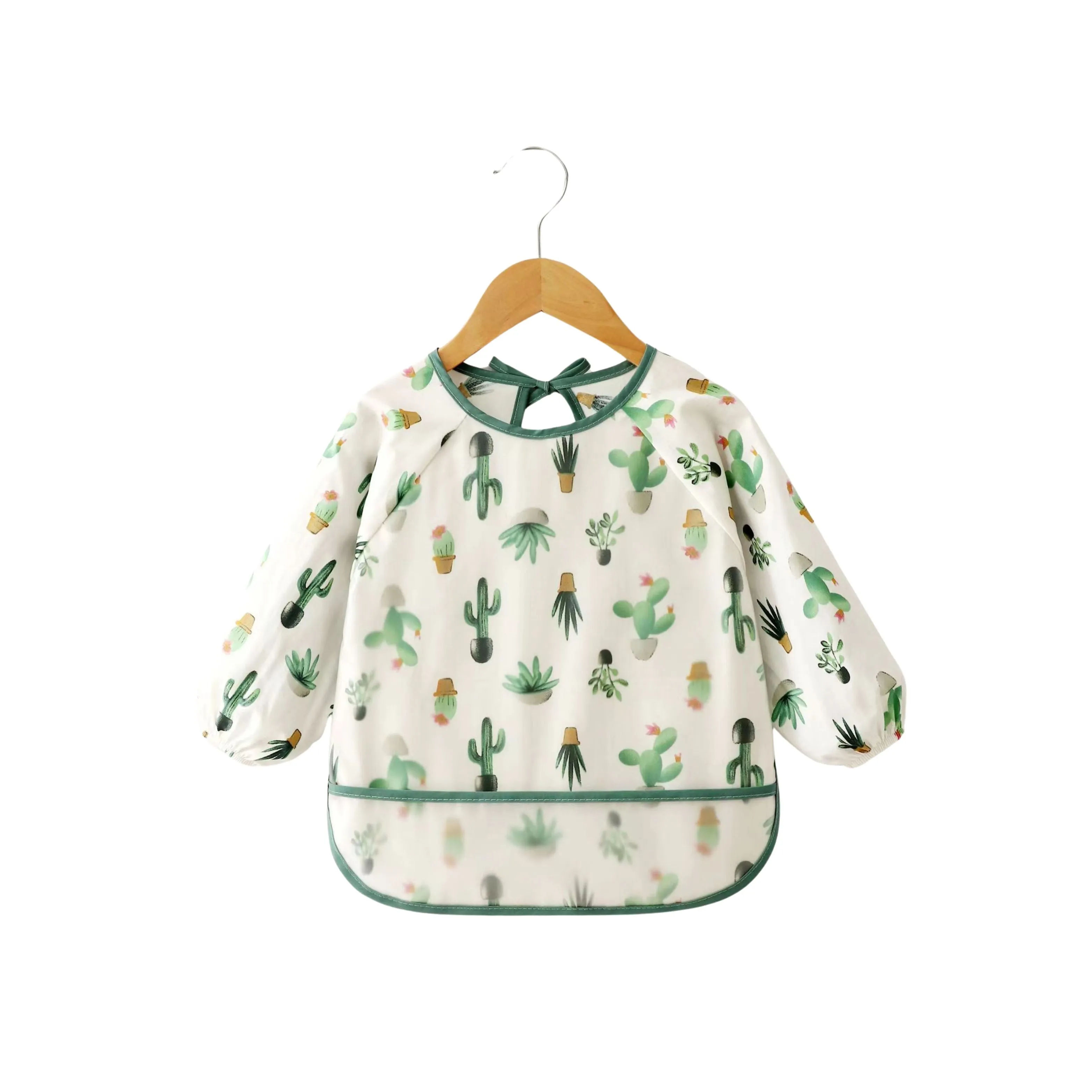 Baby Long Sleeve Apron Smock Bib Woodlands