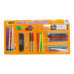 BIC Ultimate Back to School Kit Assorted School Supplies (42 Count)