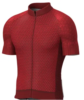 Biemme Venus Mens Cycling Jersey - Red - Large - Made in Italy