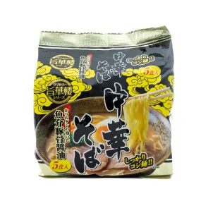 Chinese Style Seafood Tonkotsu Soy Sauce Soba (5packs)