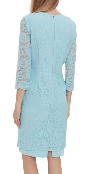 Clarabelle Lace Dress Blue