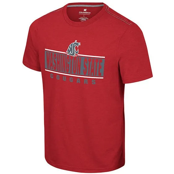 Colosseum Crimson Men's Washington State Cougars Tee