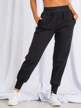 Contour Track Pants - Black