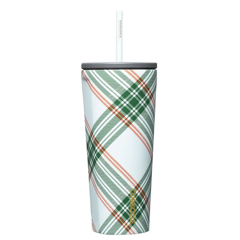 CORKCICLE | Cold Cup - Peppermint Plaid