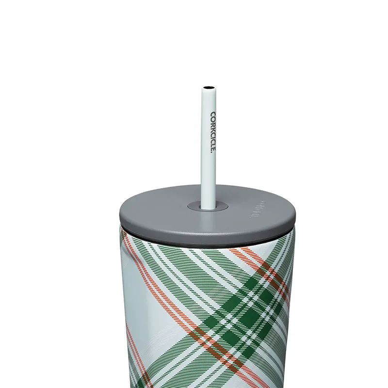 CORKCICLE | Cold Cup - Peppermint Plaid