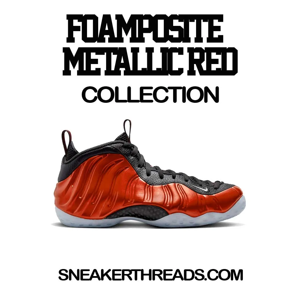 Foamposite Metallic Red Nineties Shirt