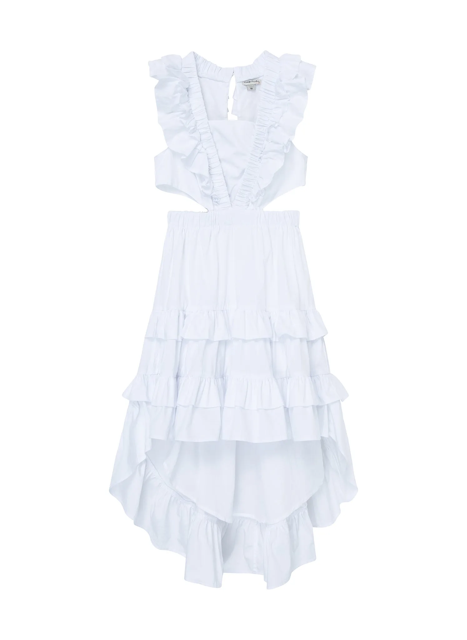 Habitual Kids High Low Ruffle Maxi Dress