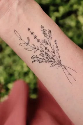 Handpicked Florals Tattoo