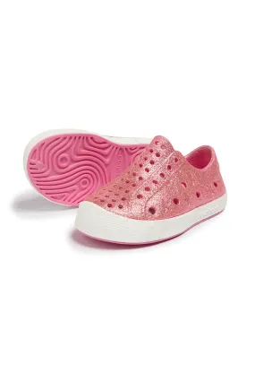 Kid Waterproof Sneaker - Pink Glitter