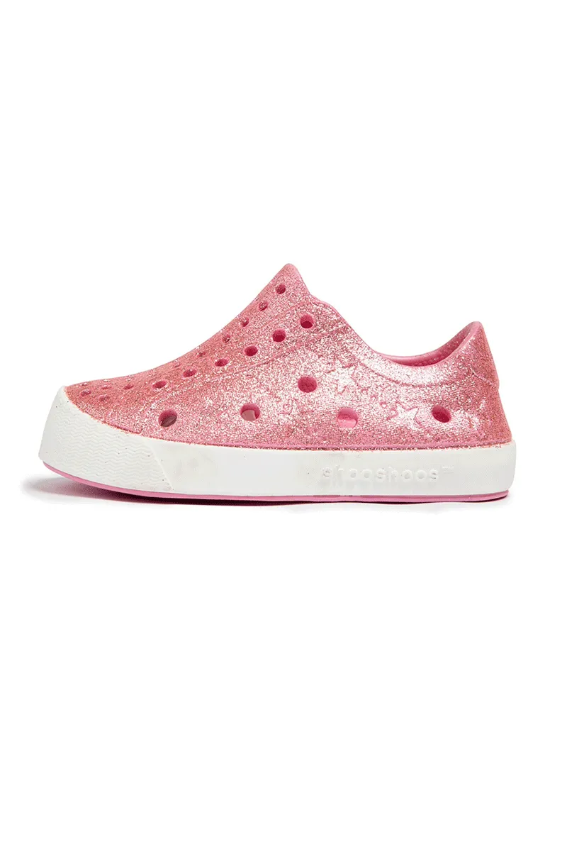 Kid Waterproof Sneaker - Pink Glitter