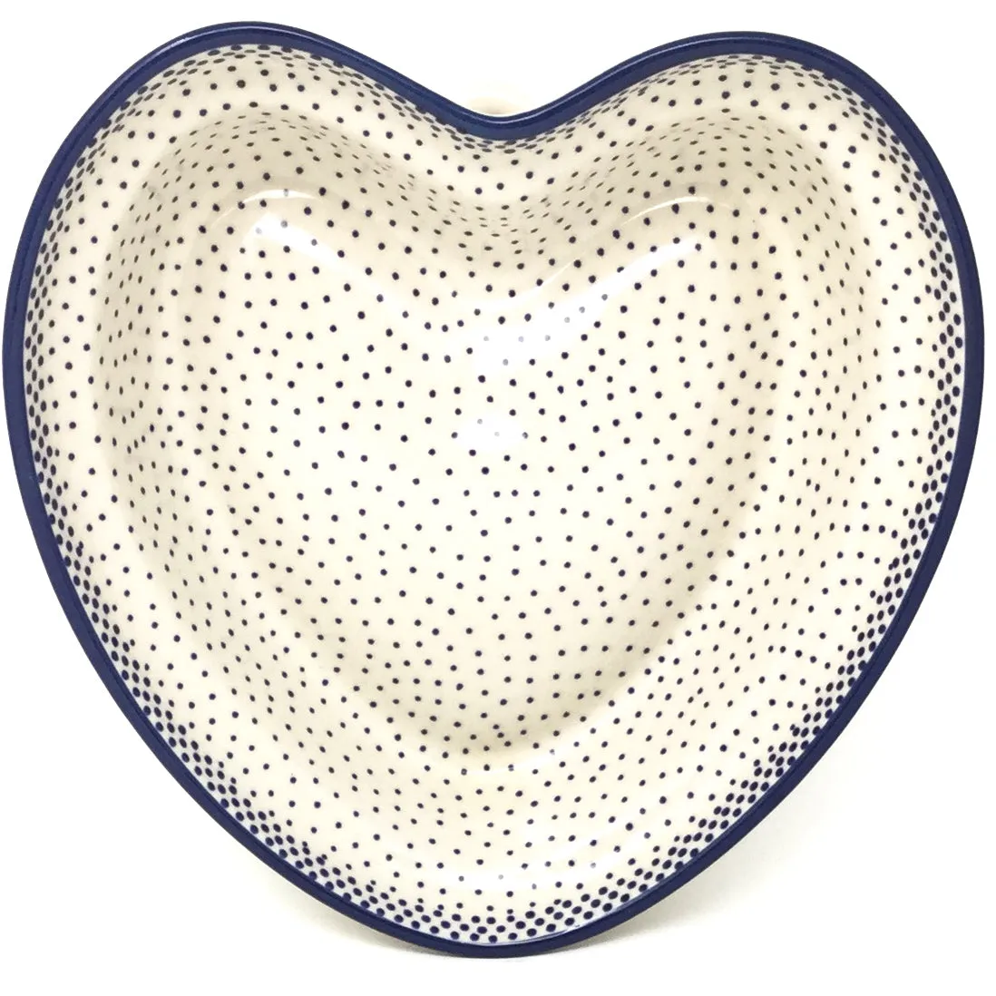 Lg Hanging Heart Dish in Simple Elegance