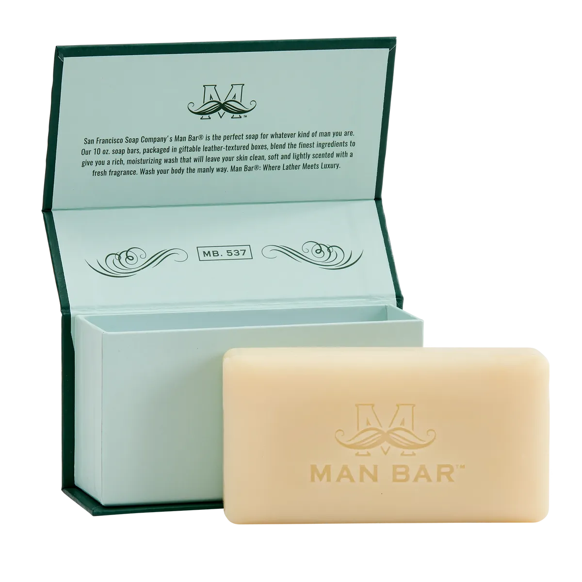 Man Bar Siberian Fir Hydrating Soap Bar - 10oz, Invigorating Nature-inspired Fragrance