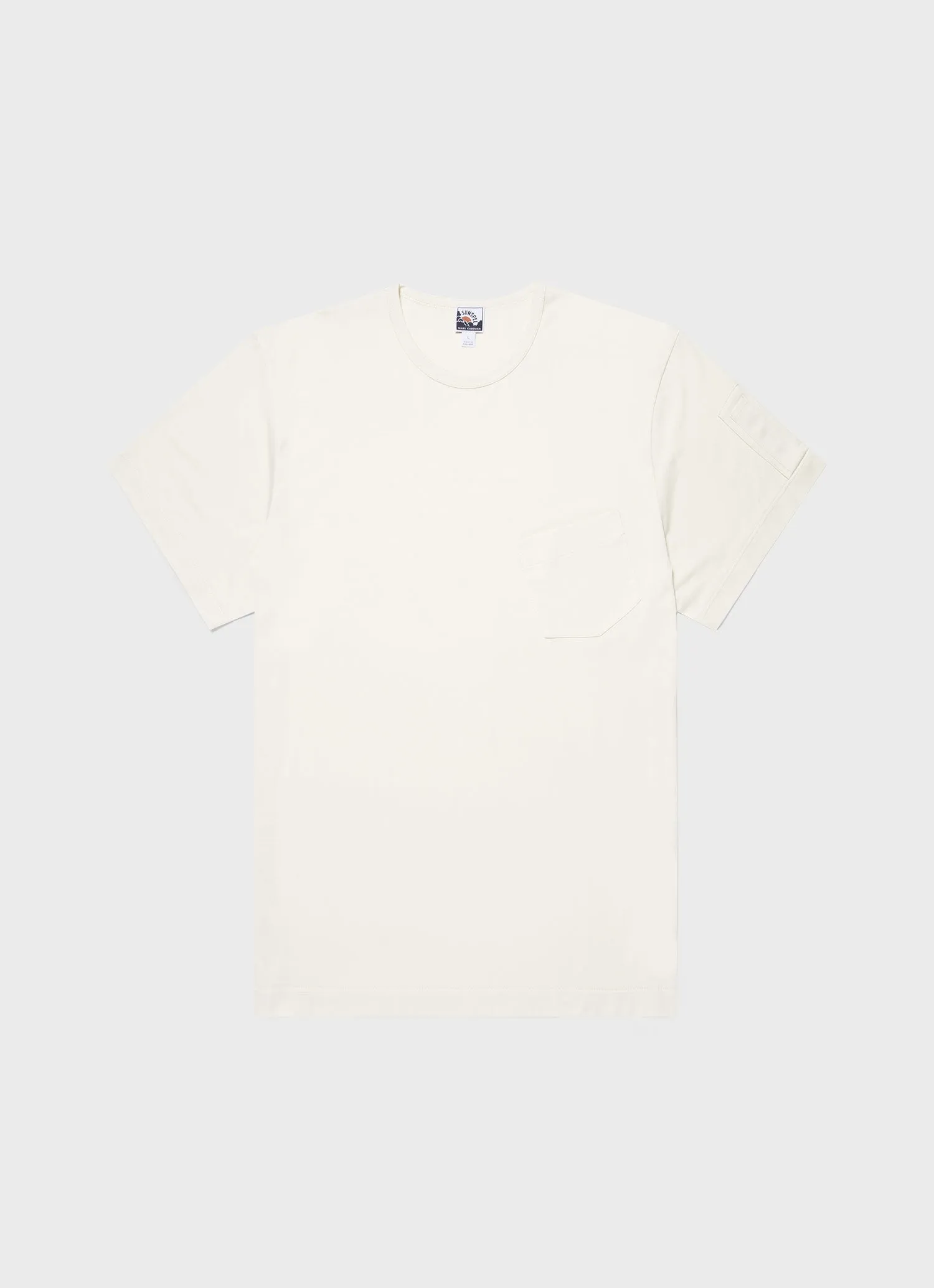 Men's Sunspel x Nigel Cabourn T-shirt in Stone White