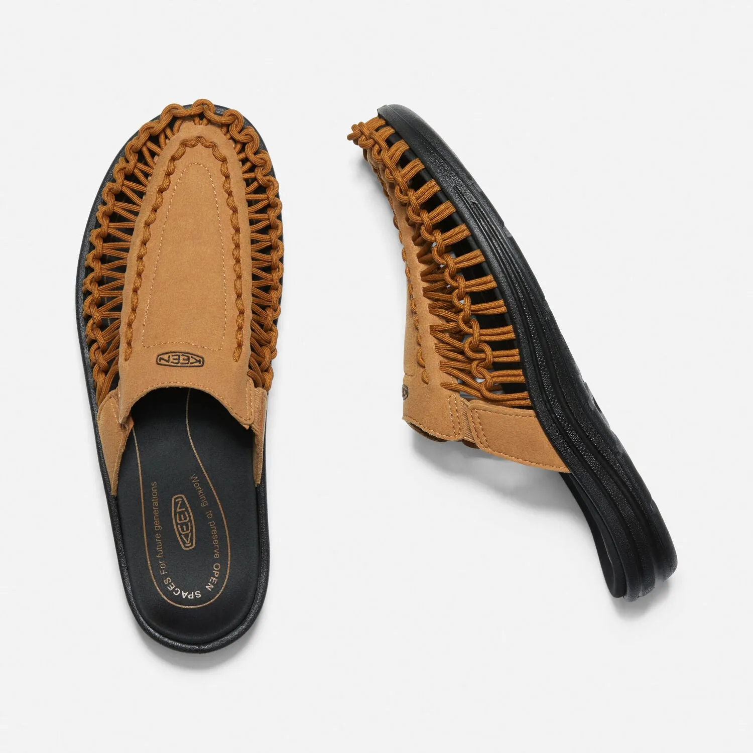 MEN'S UNEEK II SLIDE - CATHAY SPICE/BLACK