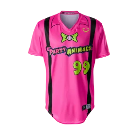 Party Animals EvoShield Short Sleeve Jersey - Pink Suspenders