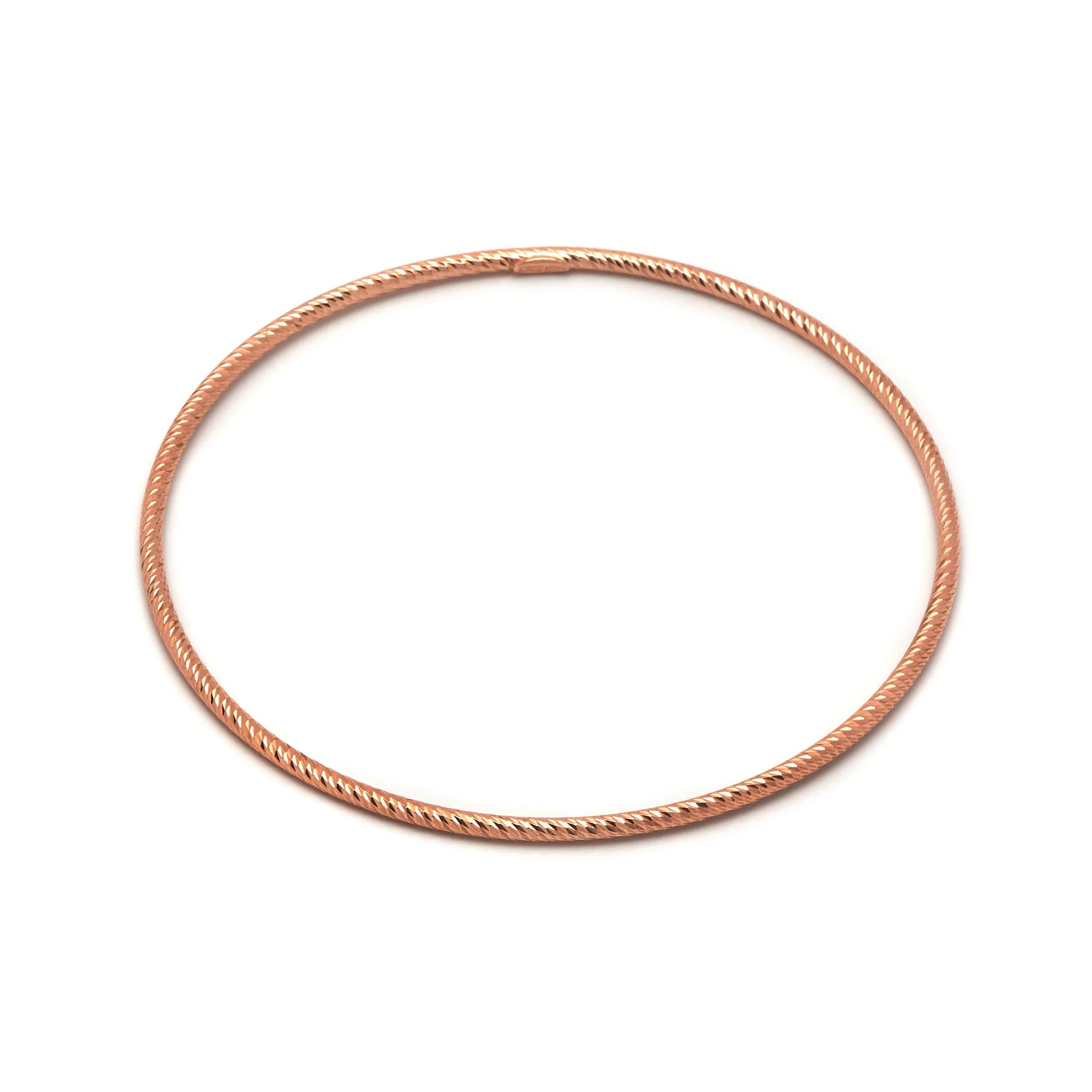 Rose Gold Sparkly Gift-Set - Hoops   Bangle