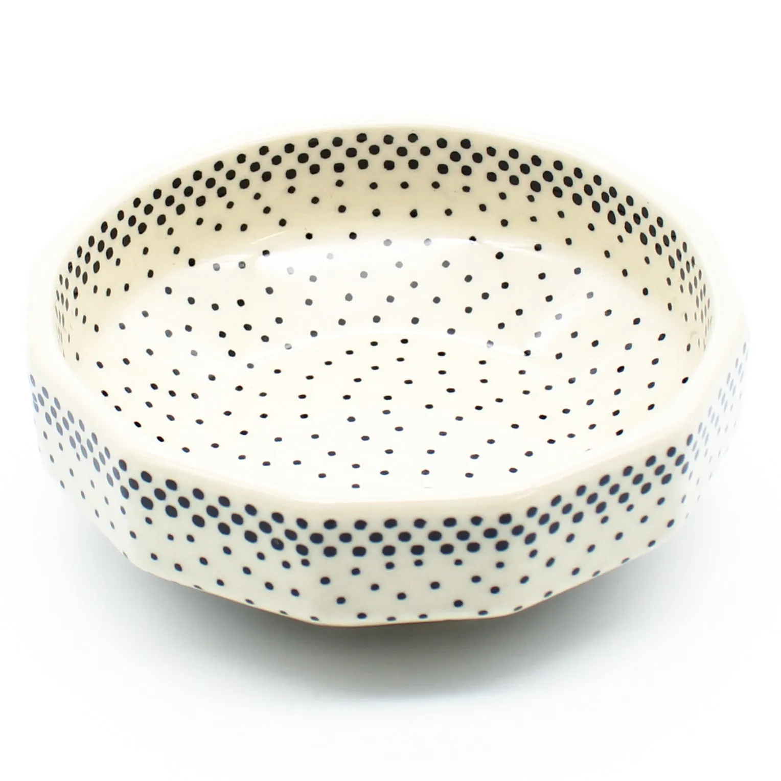 Shallow Little Bowl 12 oz in Black Elegance