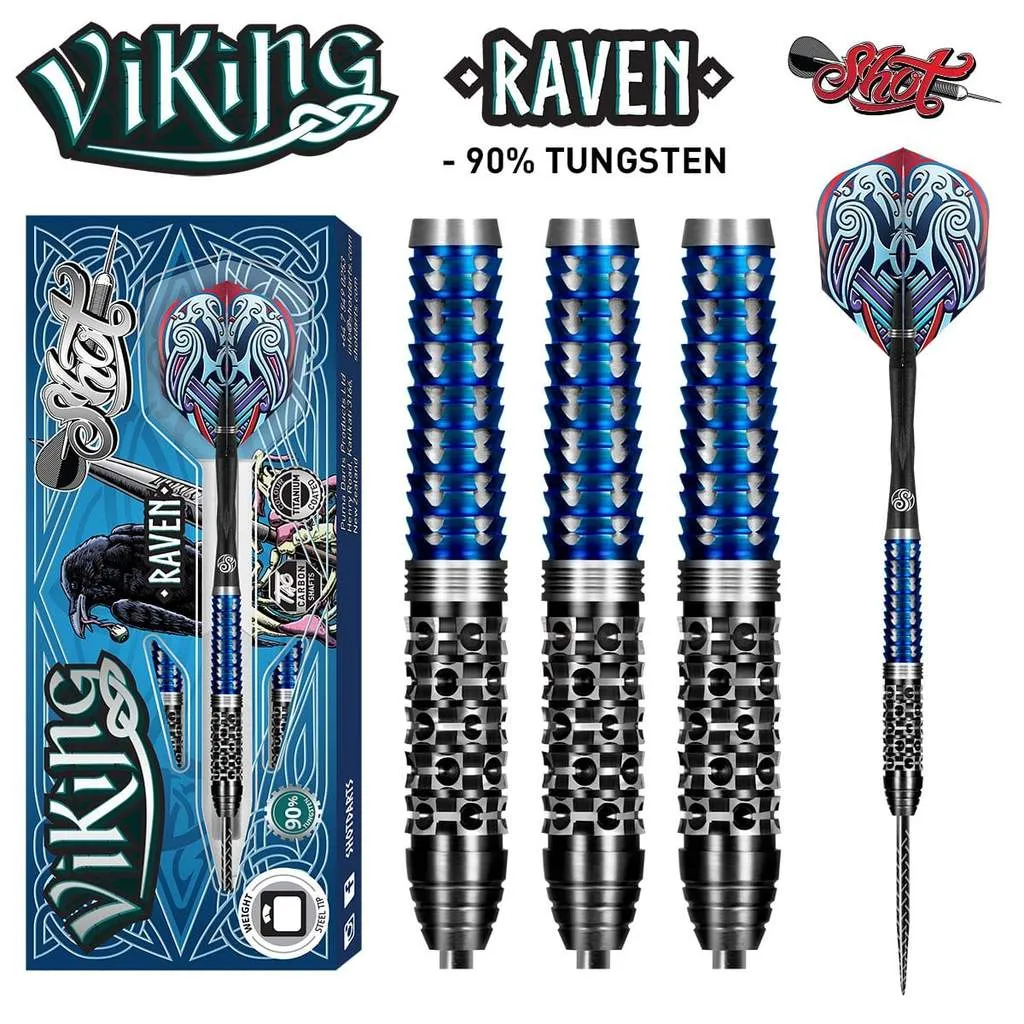 Shot VIKING RAVEN STEEL TIP DART SET