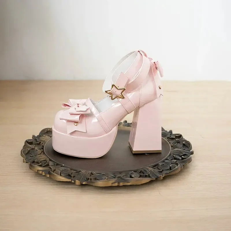 Sweet Charm Bow Lolita Pumps