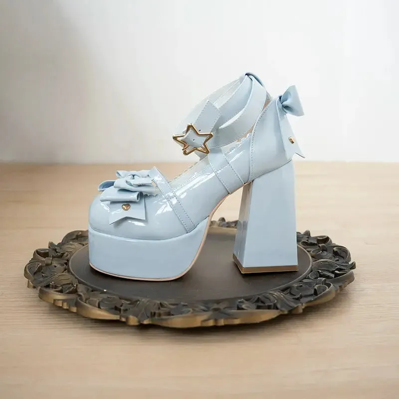 Sweet Charm Bow Lolita Pumps