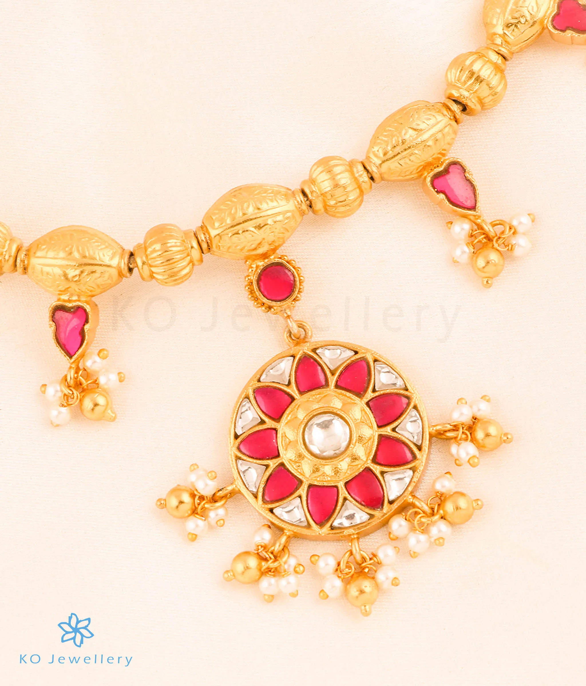 The Ankush Silver Jadau Necklace