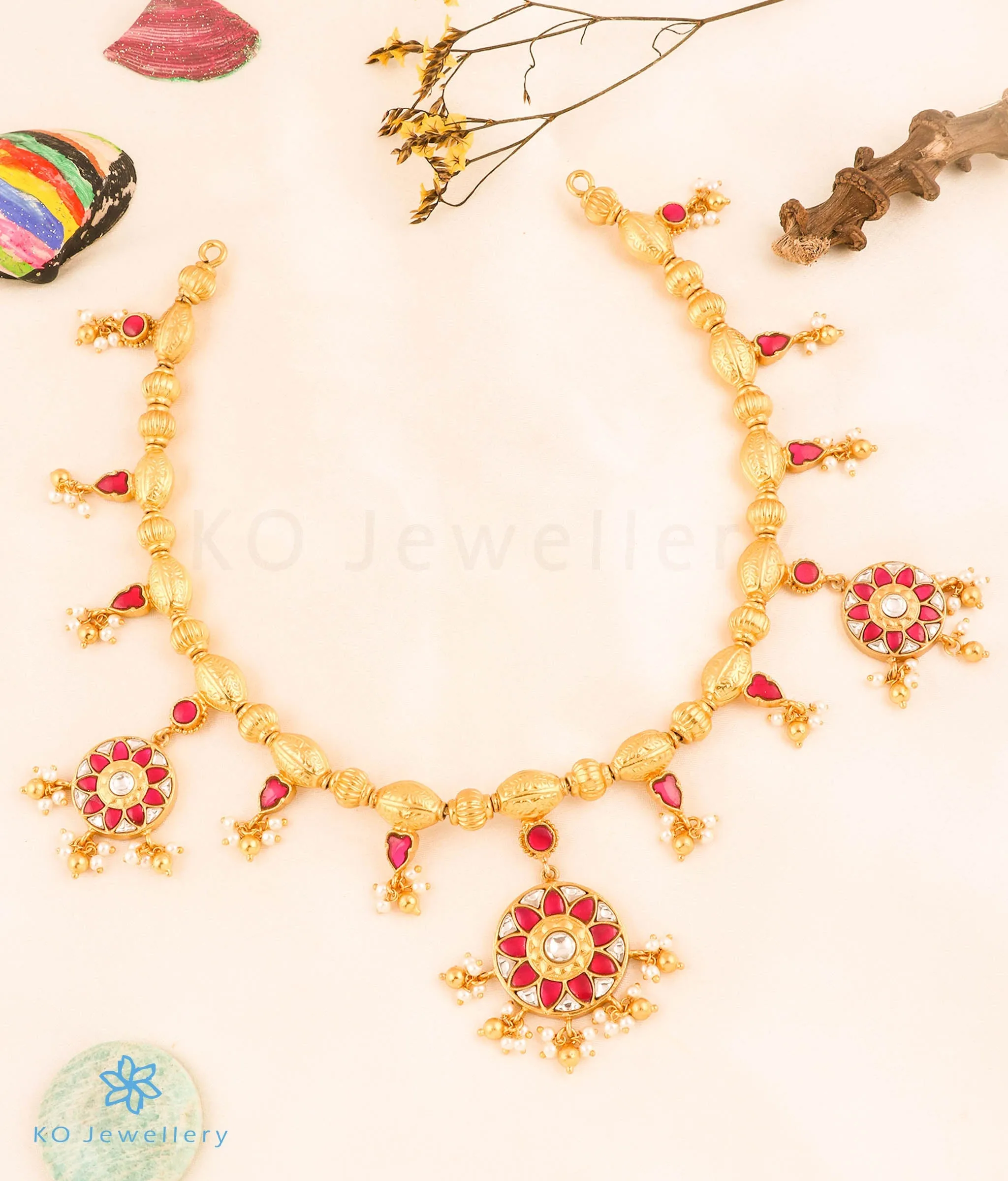 The Ankush Silver Jadau Necklace