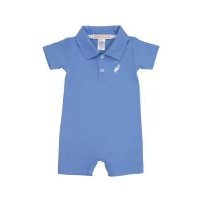 The Beaufort Bonnet Company - Barbados Blue Sir Propers Romper