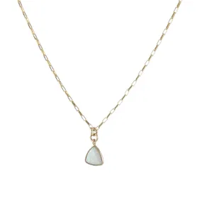 Trillion Opal Necklace