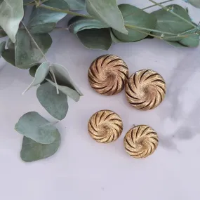 Vintage earrings - Mat windmills