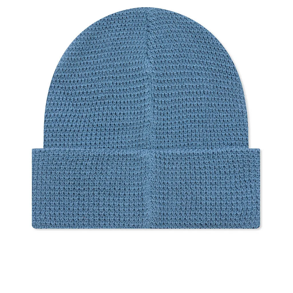 Waffle Beanie - Blue