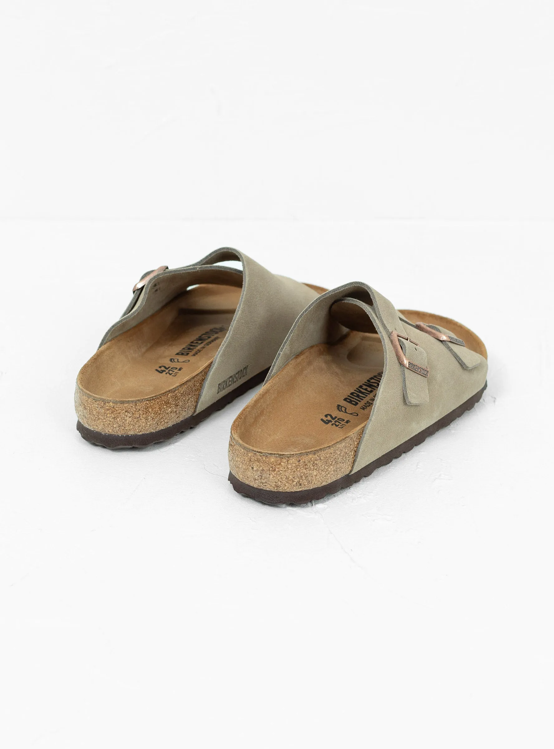 Zurich Suede Sandals Taupe