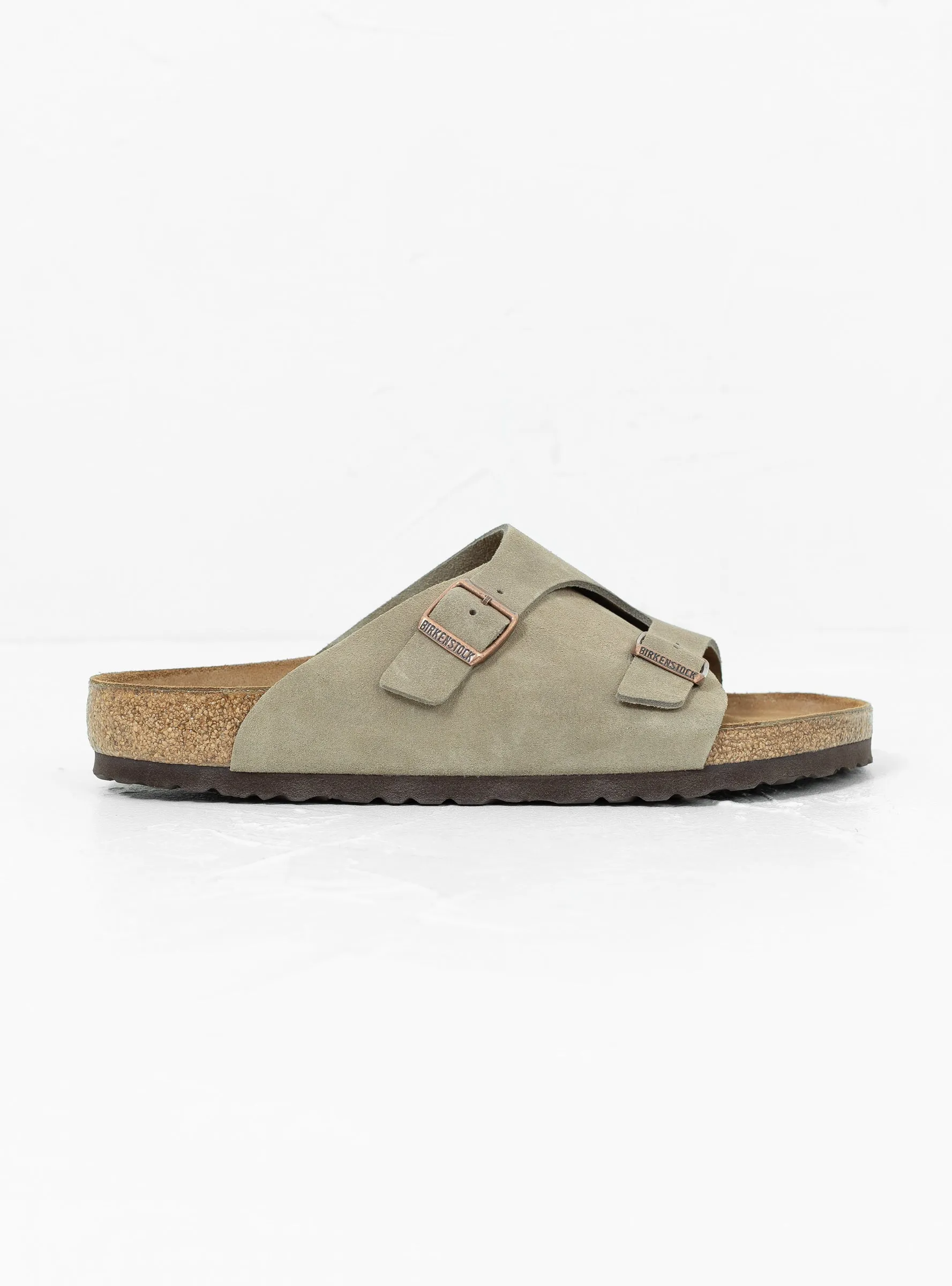 Zurich Suede Sandals Taupe